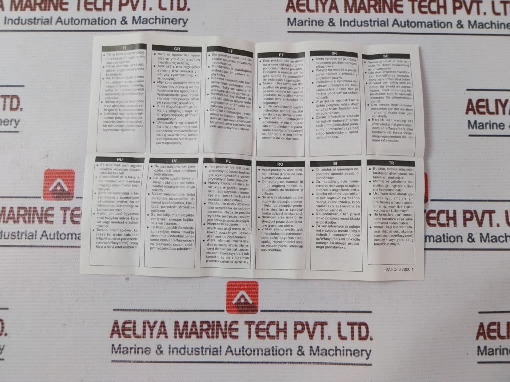 Panasonic Pm4S-a2C10M-ac120V Multirange Timer 5A 250V
