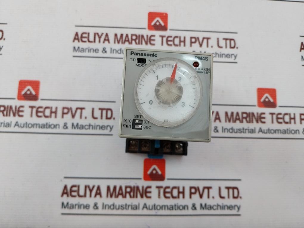 Panasonic Pm4S-a2C30M-ac120V Multirange Timer