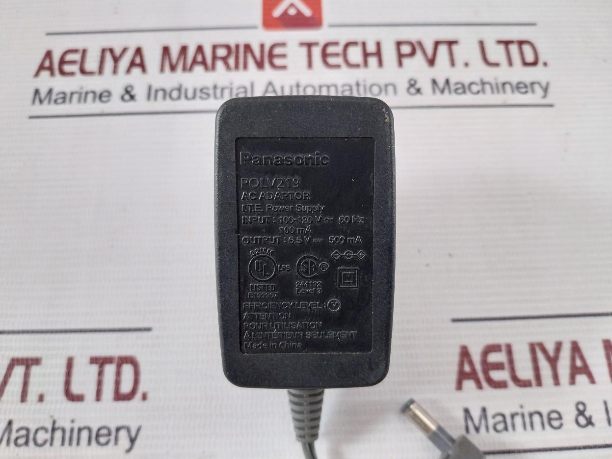 Panasonic Pqlv219 Ac Power Adaptor 100-120V- 60Hz 100Ma 14183Rmy