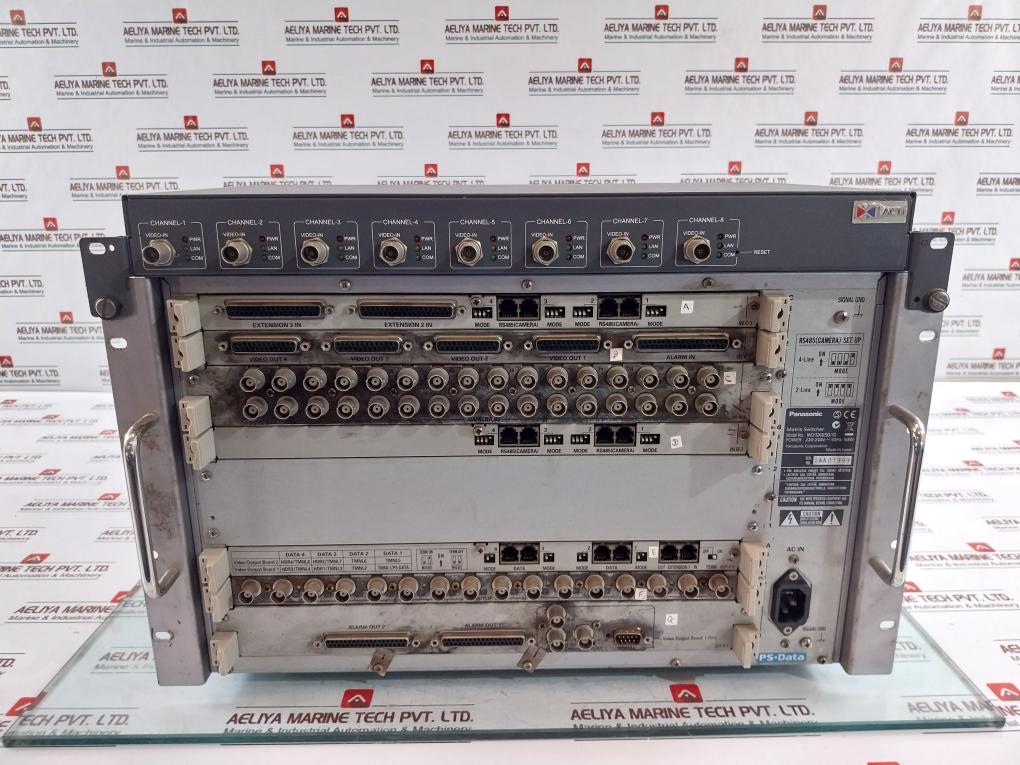 Panasonic Wj-sx650/G Matrix Switcher System 220-240V 50Hz 60W