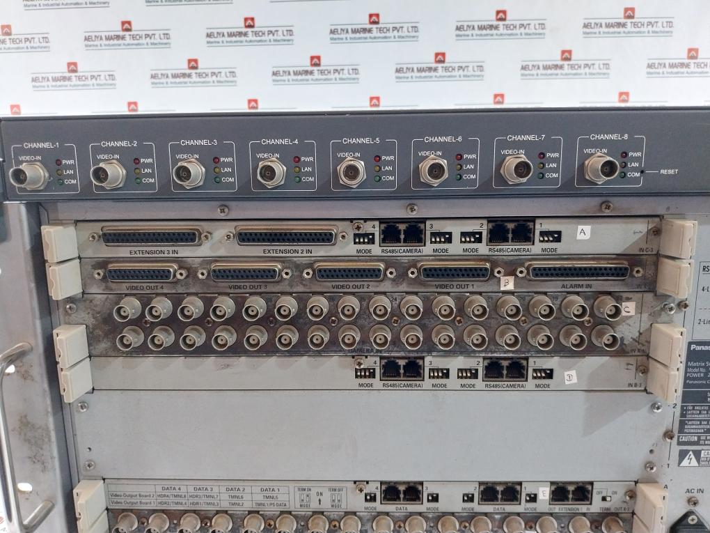 Panasonic Wj-sx650/G Matrix Switcher System 220-240V 50Hz 60W