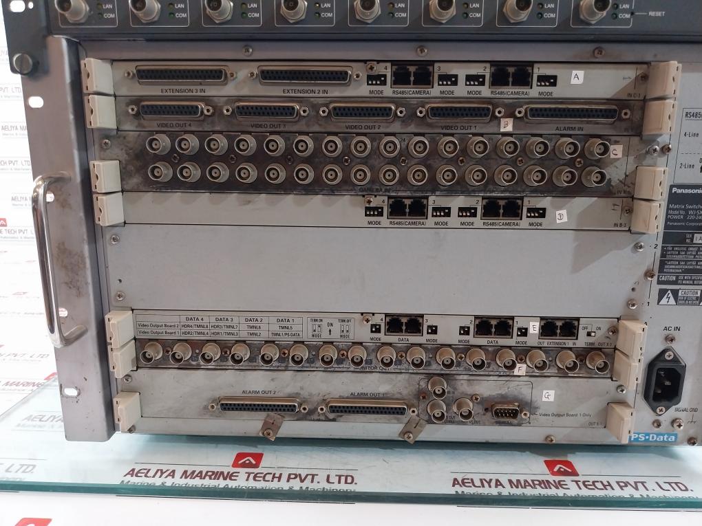 Panasonic Wj-sx650/G Matrix Switcher System 220-240V 50Hz 60W