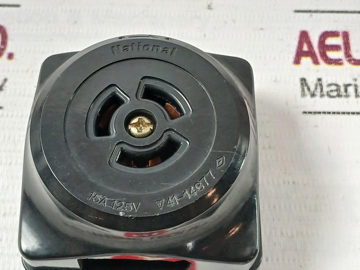 Panasonic Wk2315K Exposed Plug Outlet Black 15A 125V