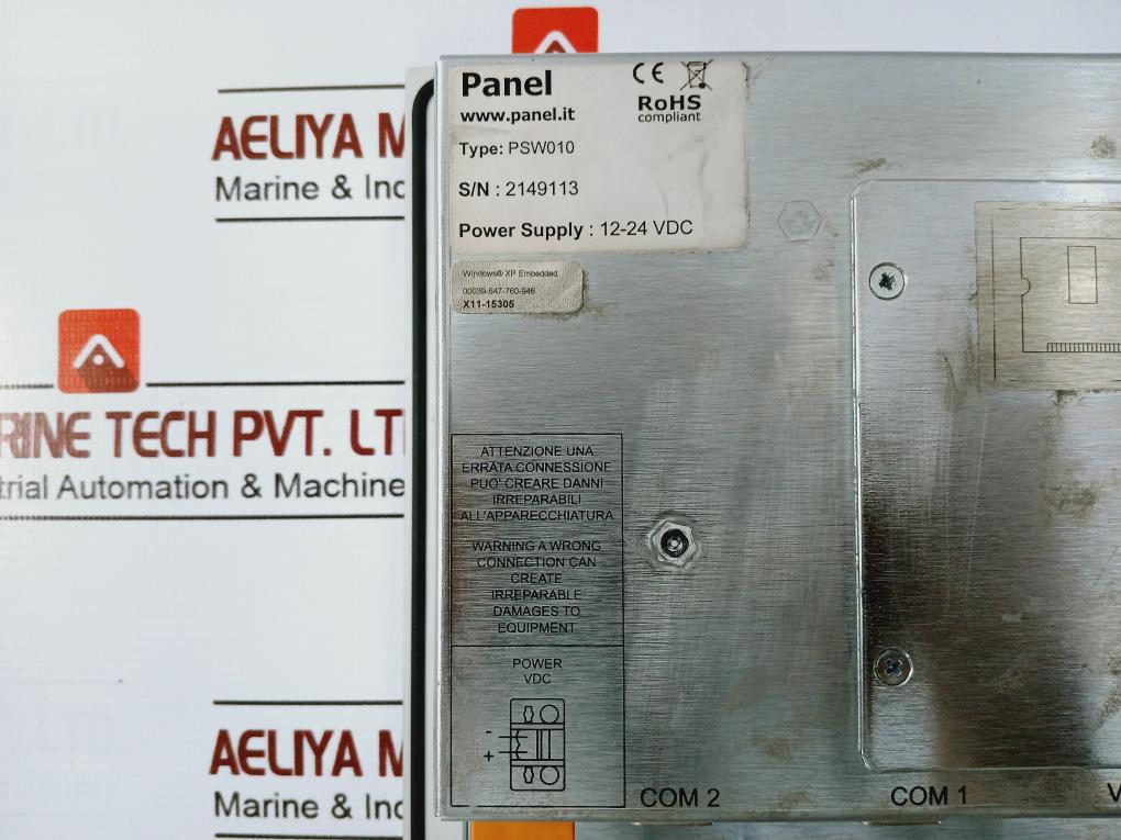 Panel Psw010 Backlight Display, 12-24 Vdc