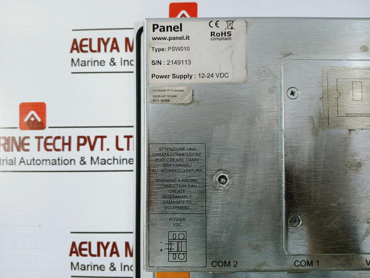 Panel Psw010 Backlight Display, 12-24 Vdc
