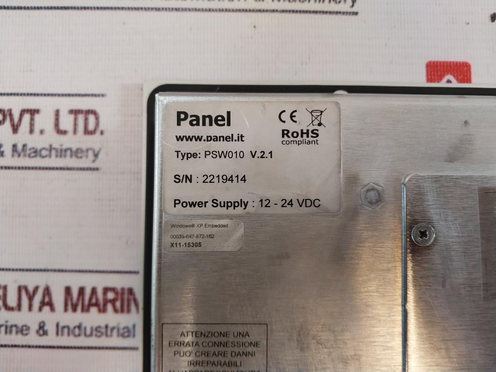 Panel Psw010 Led Backlight Panel 12-24 Vdc V.2.1 (Not Working)