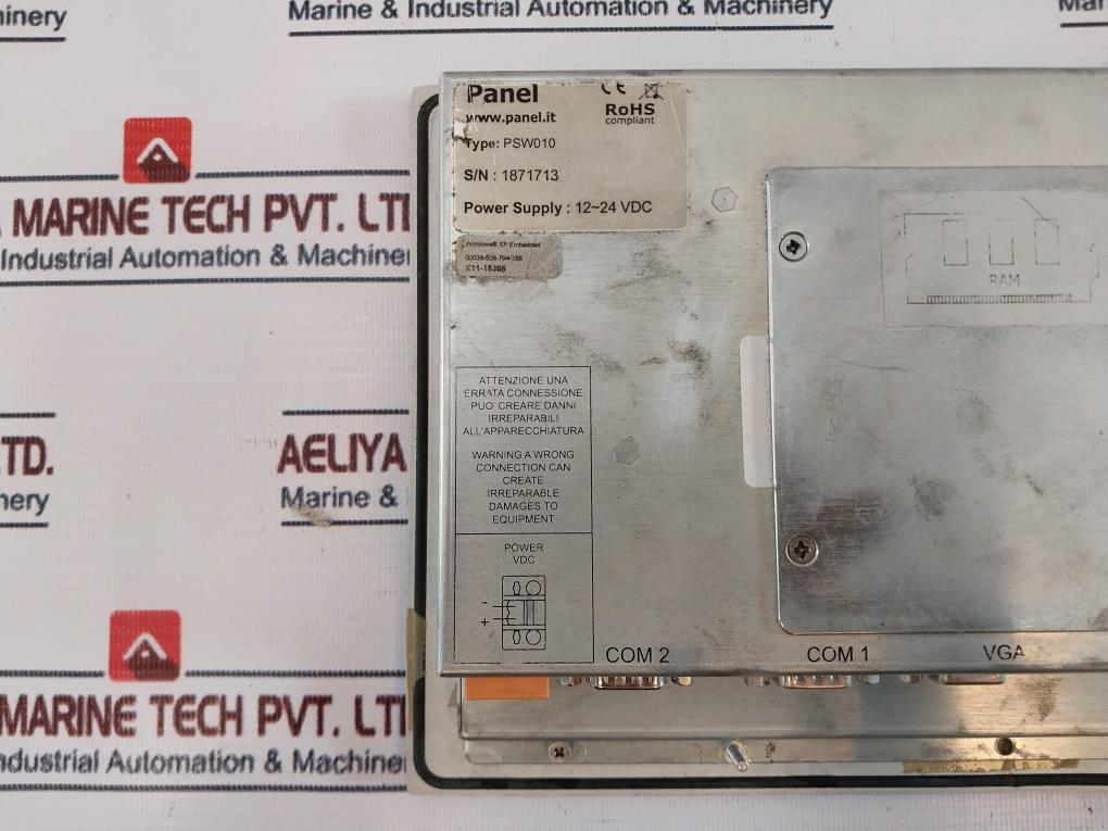 Panel Psw010 Led Backlight Panel Pc 12/24Vdc