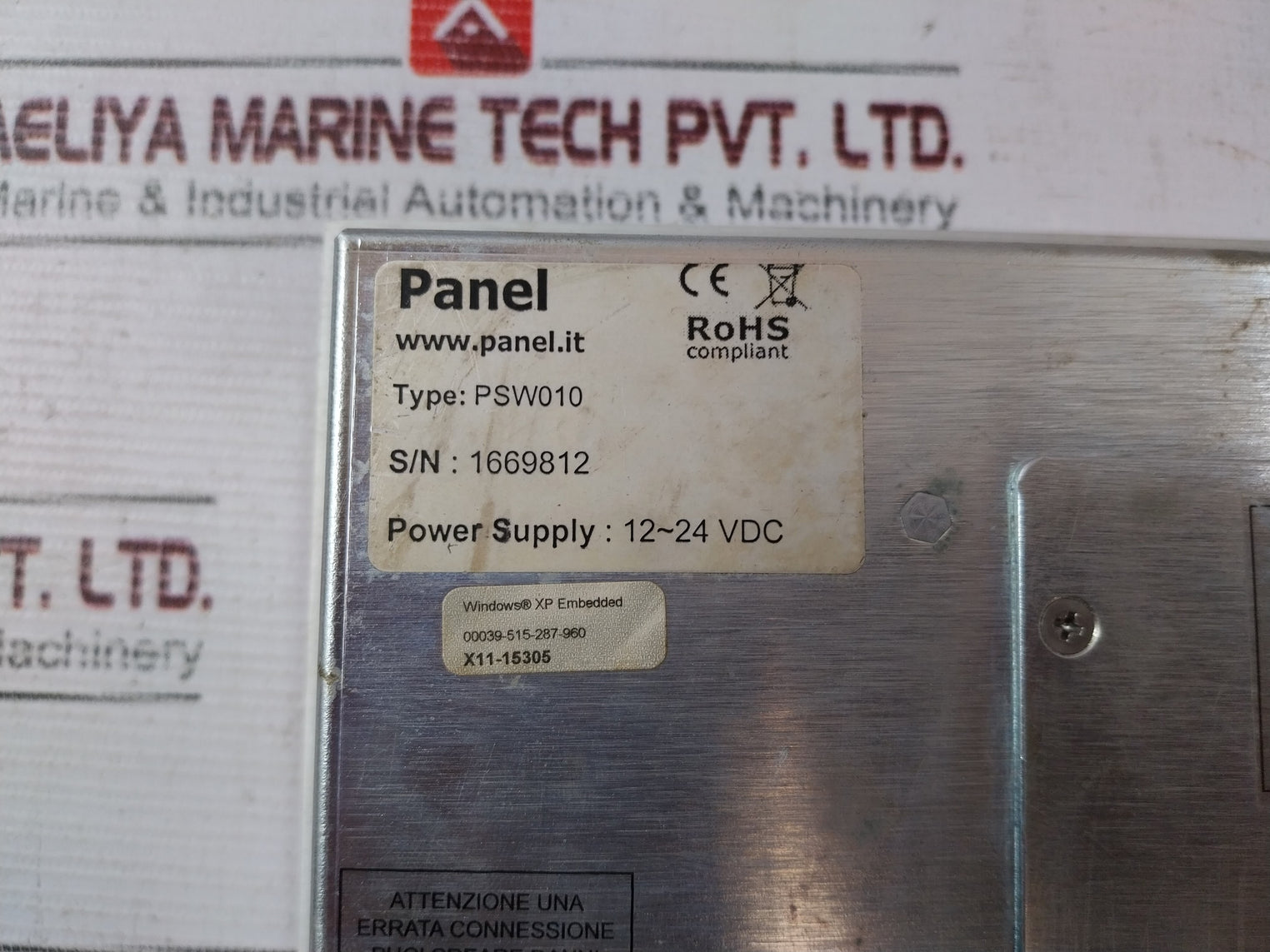Panel Psw010 Led Backlight Panel 12~24 Vdc