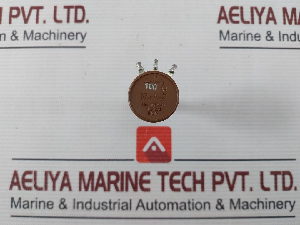 Pankaj R.W-1 Single Turn Wire Wound Potentiometer 100Ω