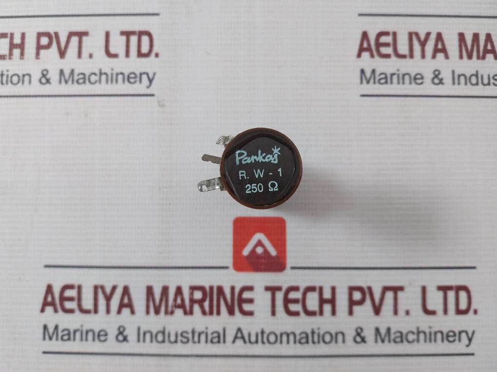 Pankaj R.W-1 Single Turn Wire Wound Potentiometer 250 Ω