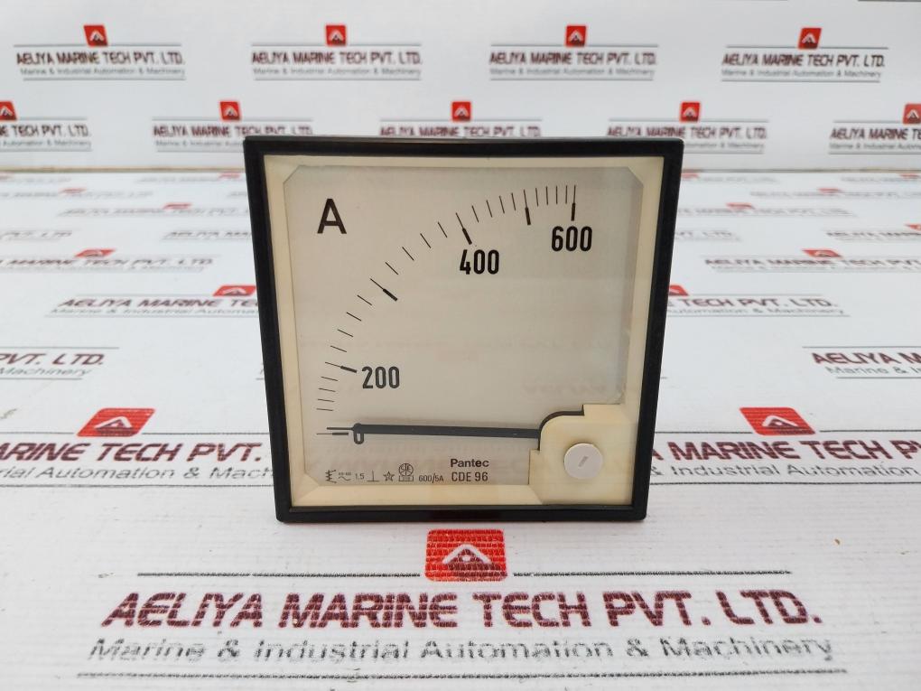 Pantec Cde 96 Ammeter 0-600A