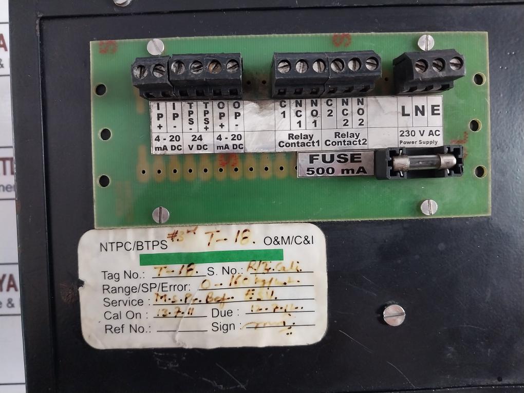 PANTECH INSTRUMENTS 809P Angular Bargraph Indicator 24VDC