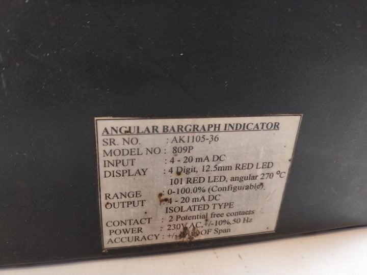 Pantech Instruments 809P Angular Bargraph Indicator