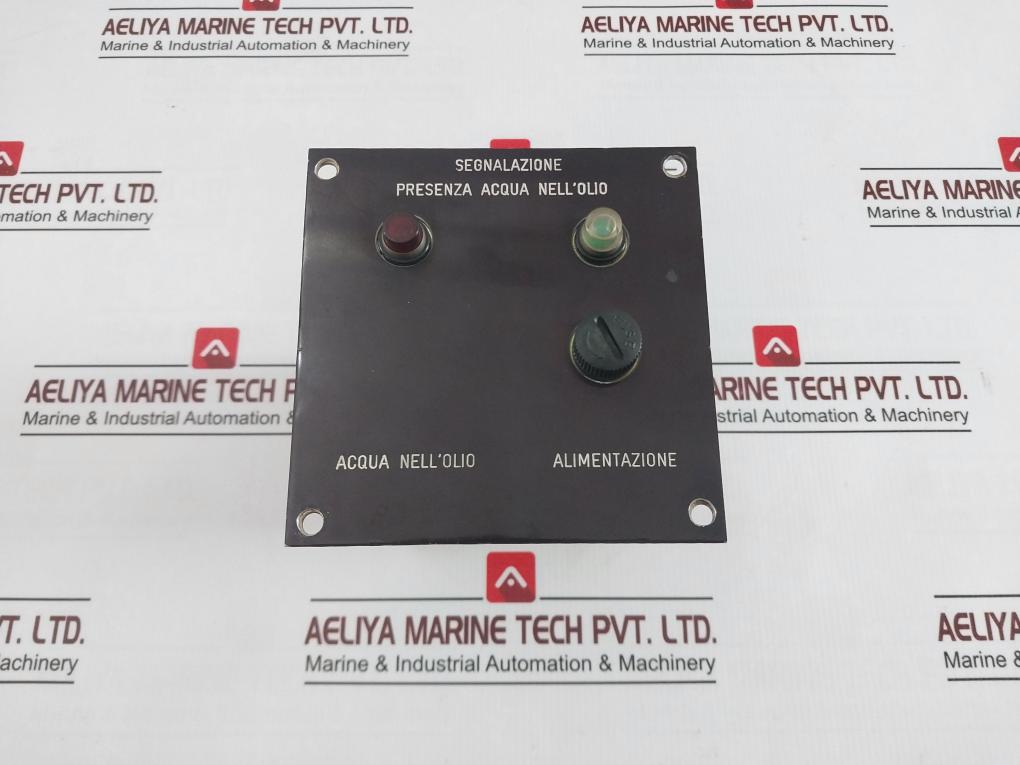 Pao Rpm 14 Control Panel For Detecting Water In Oil 50:60 Hz