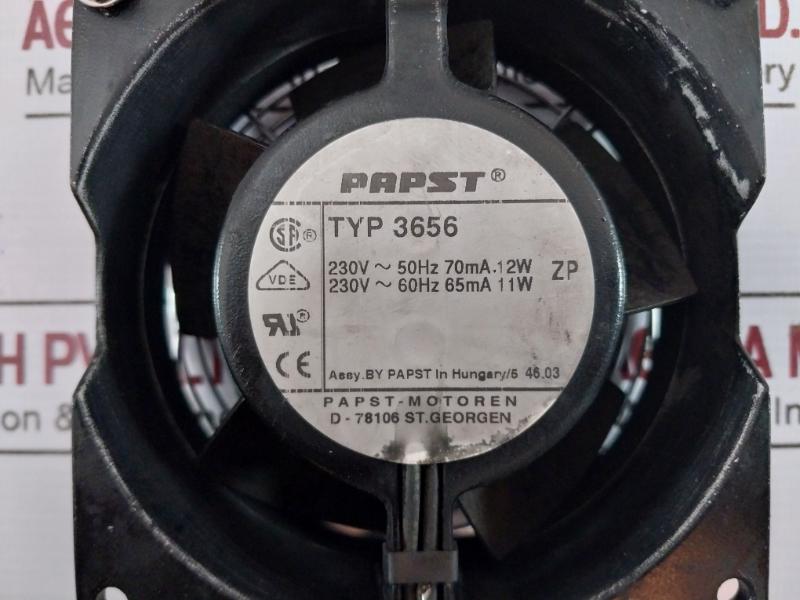 Papst 3656 Cooling Fan 46.03 230V 70 Ma / 12W