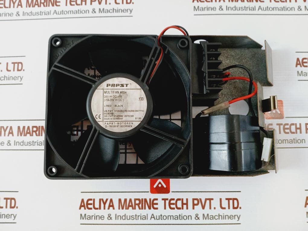 Papst 4354 Cooling Fan, W79084-q3001-b2, 24vDc, 4w