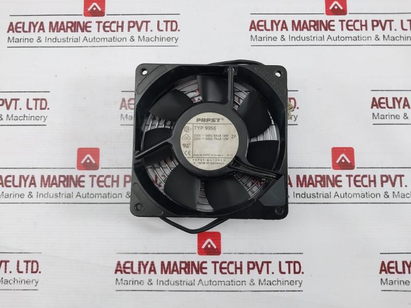 Papst 9956 Cooling Fan Metal Frame 230V 50Hz 80Ma 14W