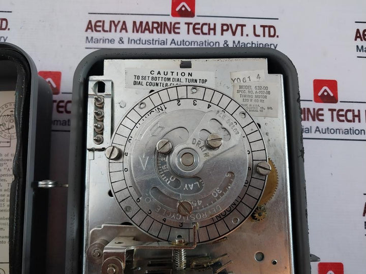 Paragon Electric 632-00 Defrost Timer 120v 60hz
