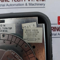 Paragon Electric 632-00 Defrost Timer 120v 60hz