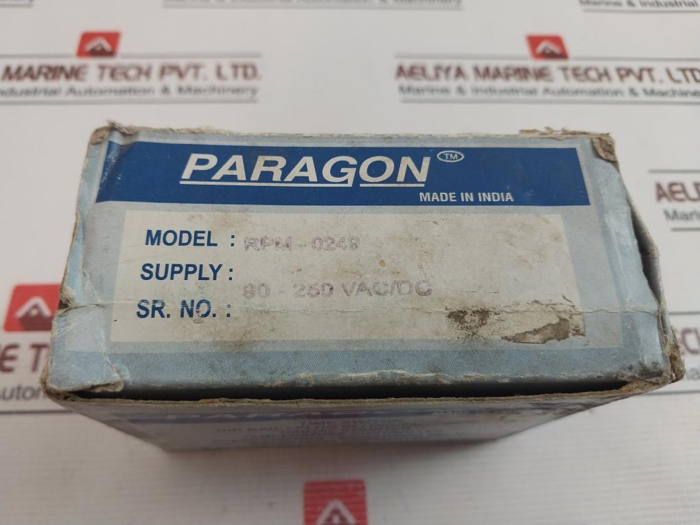 Paragon Rpm-0249 Rpm Indicator