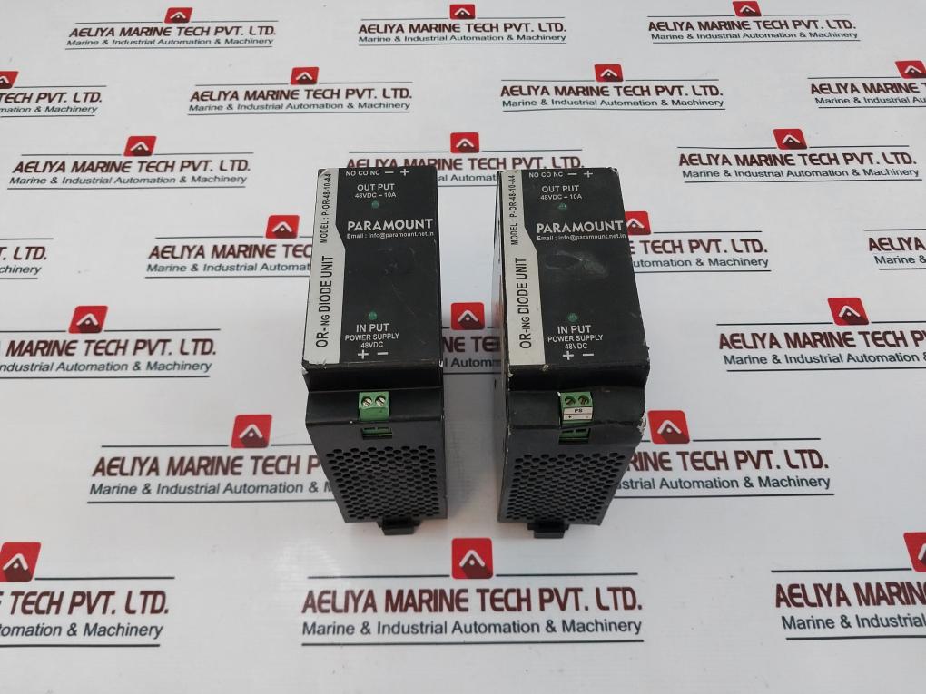 Paramount P-OR-48-10-A4 OR-ING Diode Unit 10A 48VDC