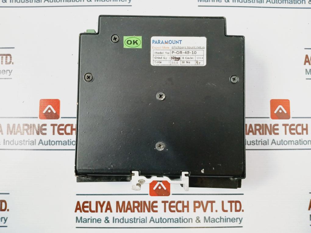 Paramount P-or-48-10 Or-ring Diode Unit 10A 48Vdc