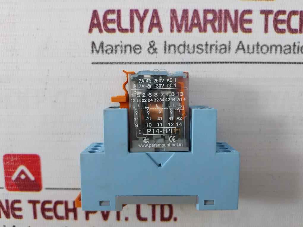 Paramount P14-fpi Relay 7A 250V Ac 230 Ac