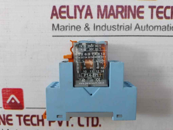 Paramount P14-fpi Relay 7A 250V Ac 230 Ac