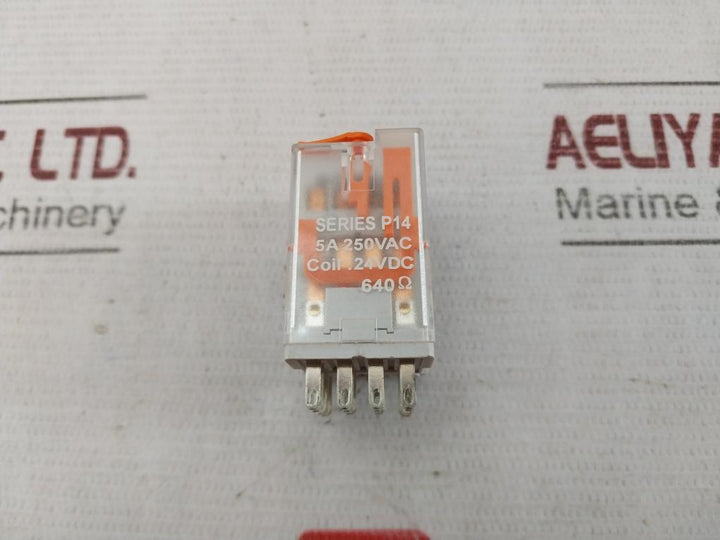 Paramount P1431024Fpbzg Four Pole Compact Industrial Plug In Relay 24Vdc