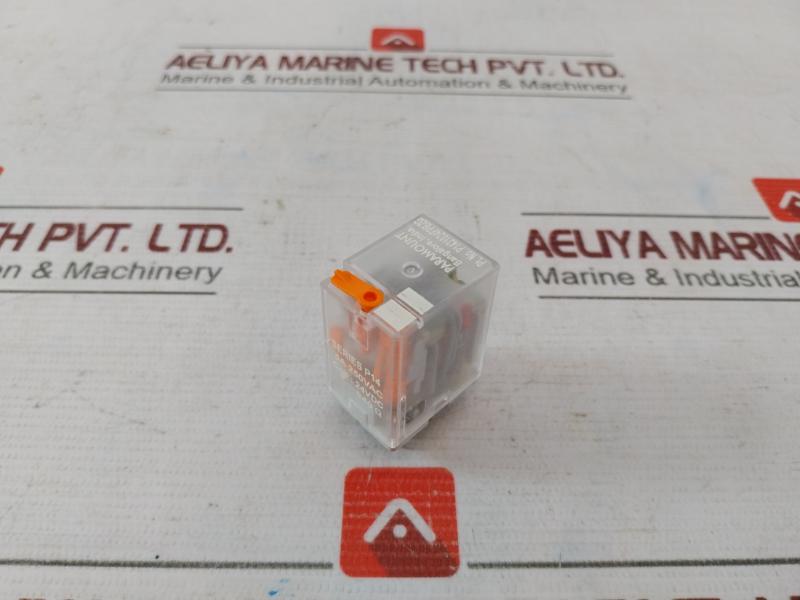 Paramount P14 Four Pole Compact Industrial Plug In Relay P1431024Fpbzg 24Vdc
