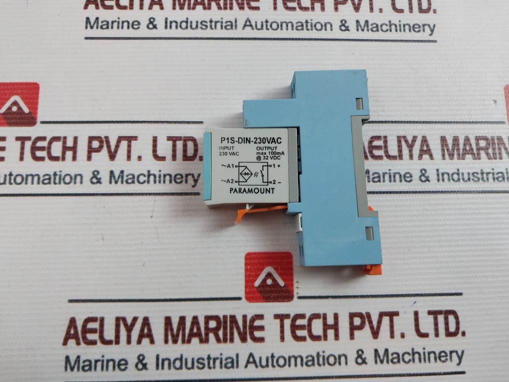Paramount P1S-din-230Vac Voltage Relay With Base