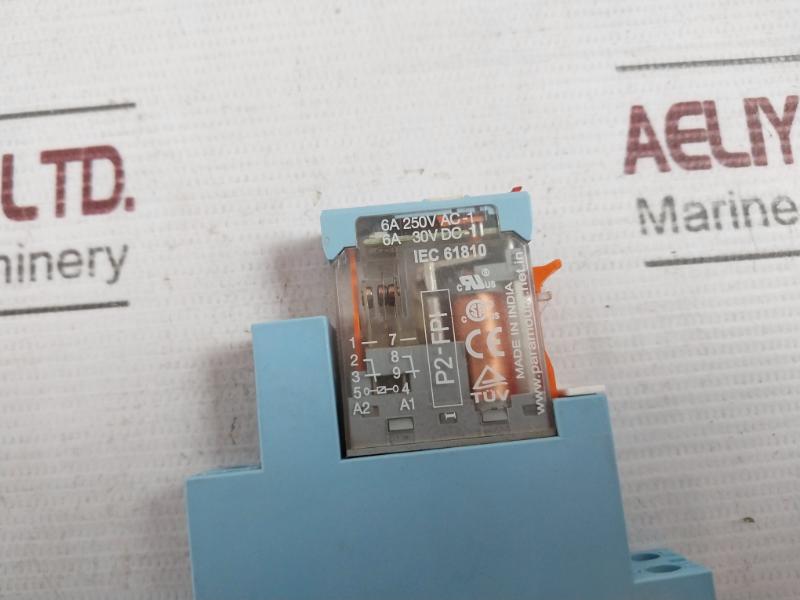 Paramount P2-fpi Plug-in Relay 110Vac 7A/250Vac 6A 30V