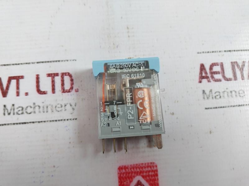 Lot of 10X Paramount P2-FPR Relay AC 230V 6A 250V AC-1 30V DC-1
