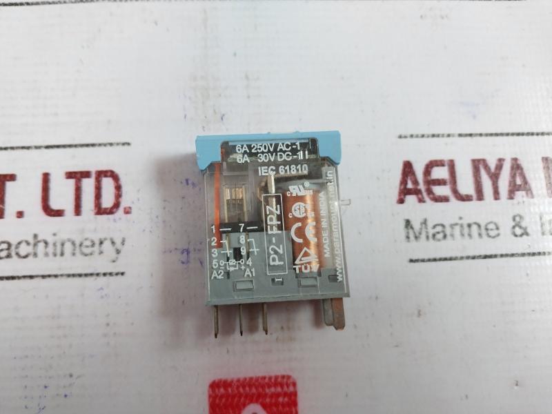 Paramount P2-fpz Relay Dc 24v 6a 250v Ac-1 Iec 61810