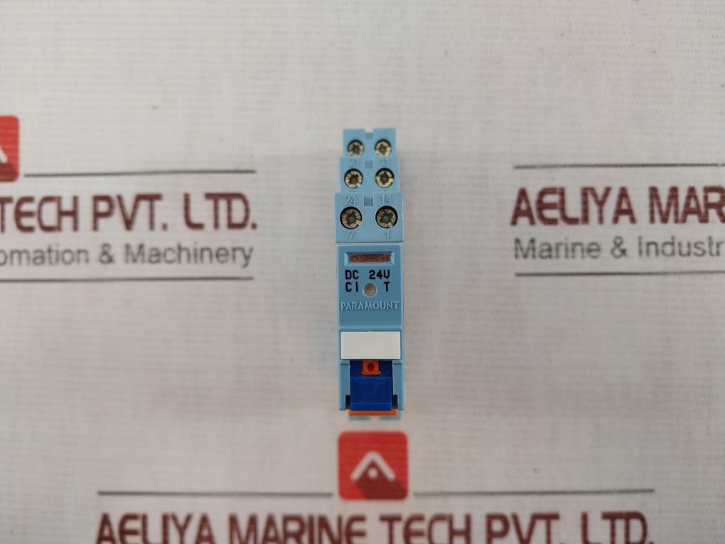Paramount P2-fpzi Relay With Base 6A 30V Dc-1 7A/250Vac Dc 24V