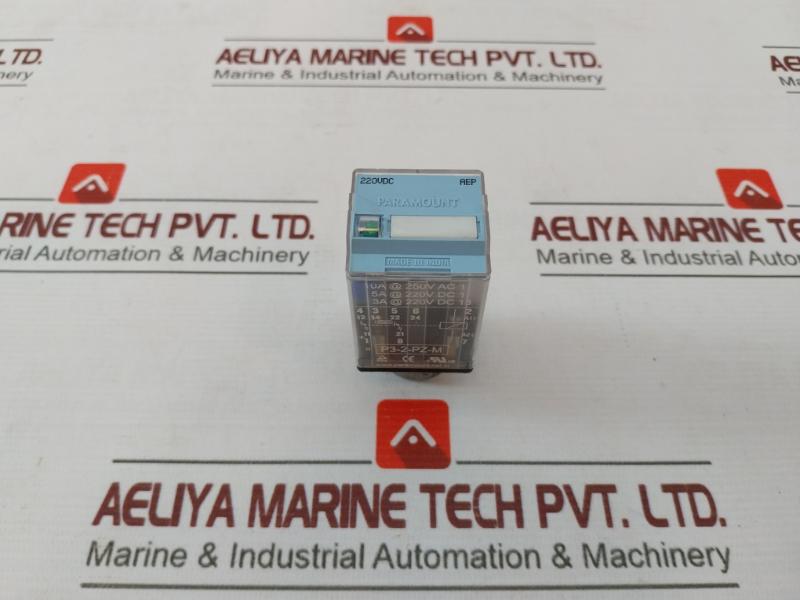 Paramount P3-2-pz-m Coil Relay 10A 250V Ac1 5A 220V Dc1 3A 220V Dc13