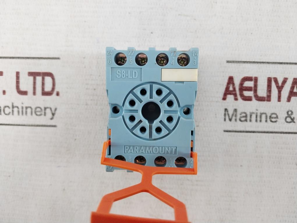 Paramount S8-ld Plug In Relay Socket 10A/250Vac