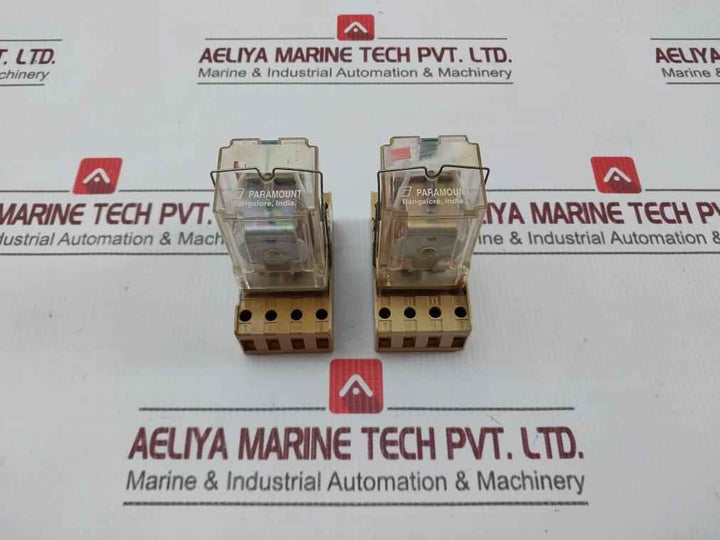 Paramount Series P3 2C/O F Z Coil Relay With An Electromatic Base Used