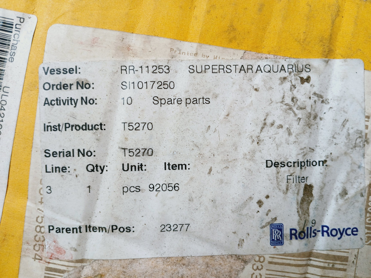 Parker 0-24p-1-40w-m-1 Hydraulic Filter Cartridge