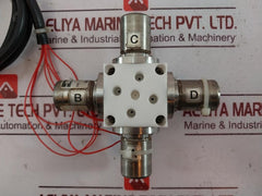 Parker 018-0186-900 Multichannel Inert Ptfe Manifold Valve Vac-20 Psig