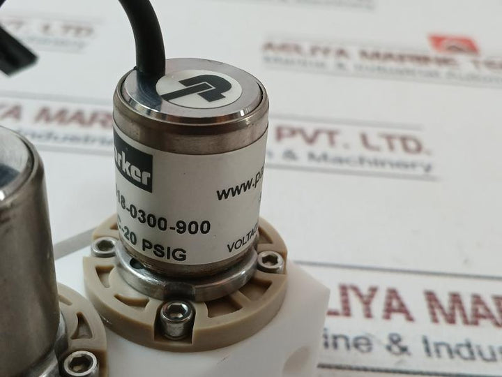 Parker 018-0300-900 Hplc Gradient Valve Vac-20 Psig Dc 9 V