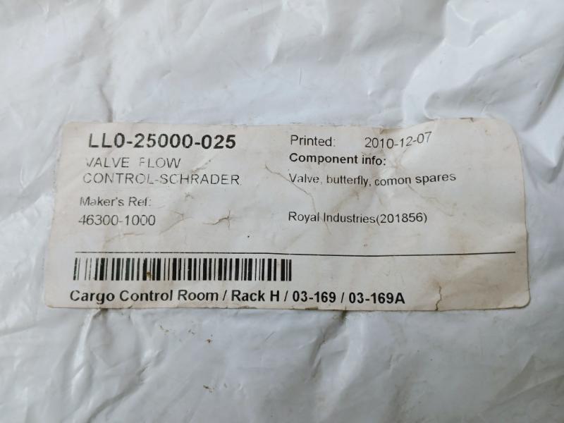 Parker 032500319 Flow Control Valve Max 250 Psig