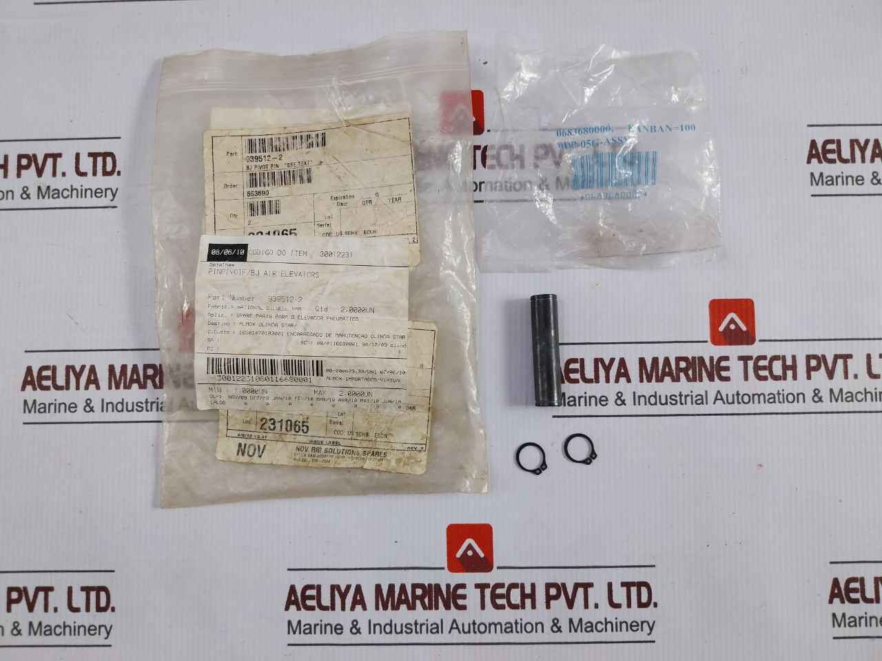 Parker 0683680000 Bj Pivot Pin Spare Parts For Pneumatic Elevator 939512-2