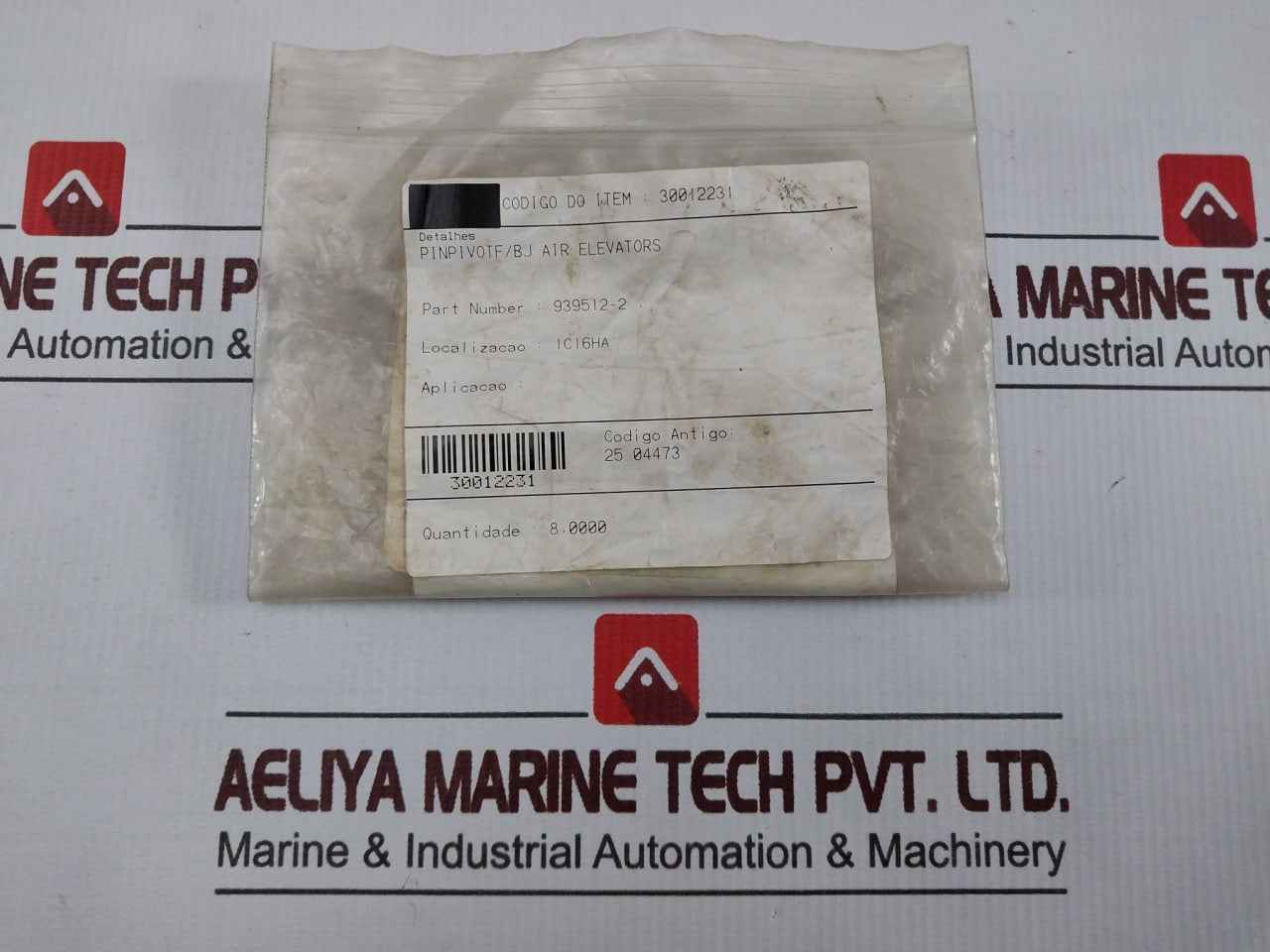 Parker 0683680000 Bj Pivot Pin Spare Parts For Pneumatic Elevator 939512-2