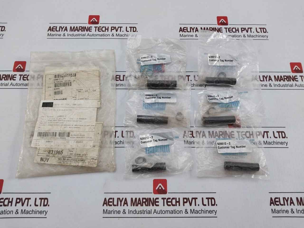 Parker 0683680000 Bj Pivot Pin Spare Parts For Pneumatic Elevator 939512-2