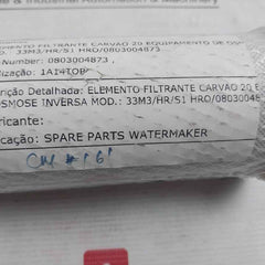 Parker 0803004873 Carbon Filter Element 33M3/Hr/S1 Hro/080300487