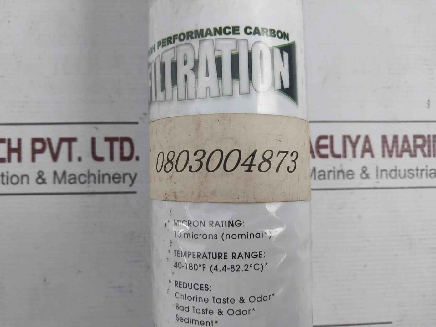 Parker 0803004873 Charcoal Filter Element 10 Microns 40-180F 33M3/Hr/S1 Hro