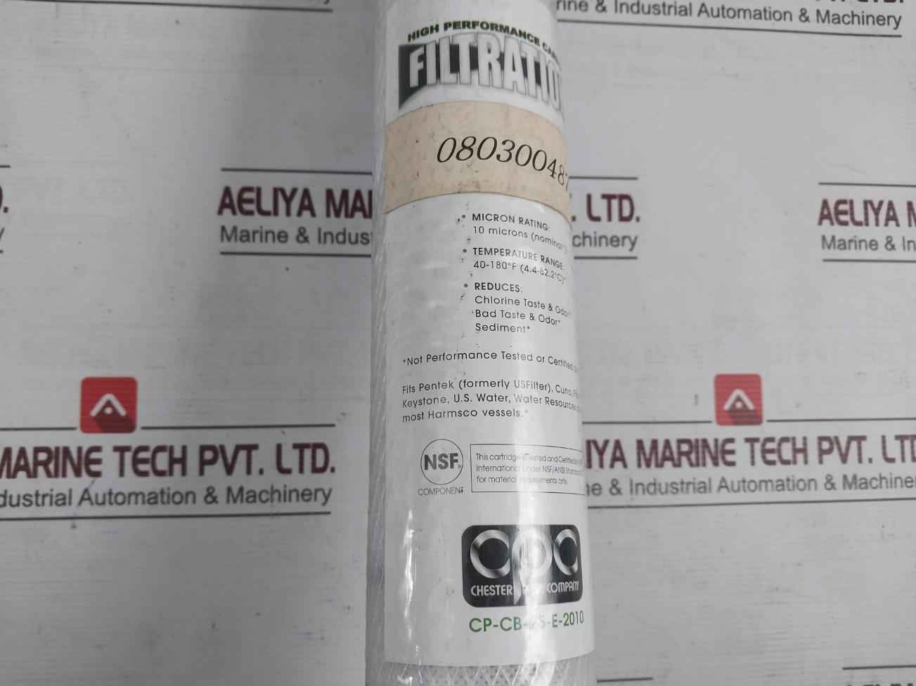 Parker 0803004873 Charcoal Filter Element 10 Microns 40-180F 33M3/Hr/S1 Hro