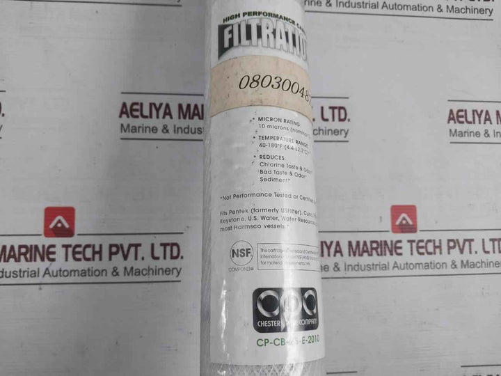Parker 0803004873 Charcoal Filter Element 10 Microns 40-180F 33M3/Hr/S1 Hro