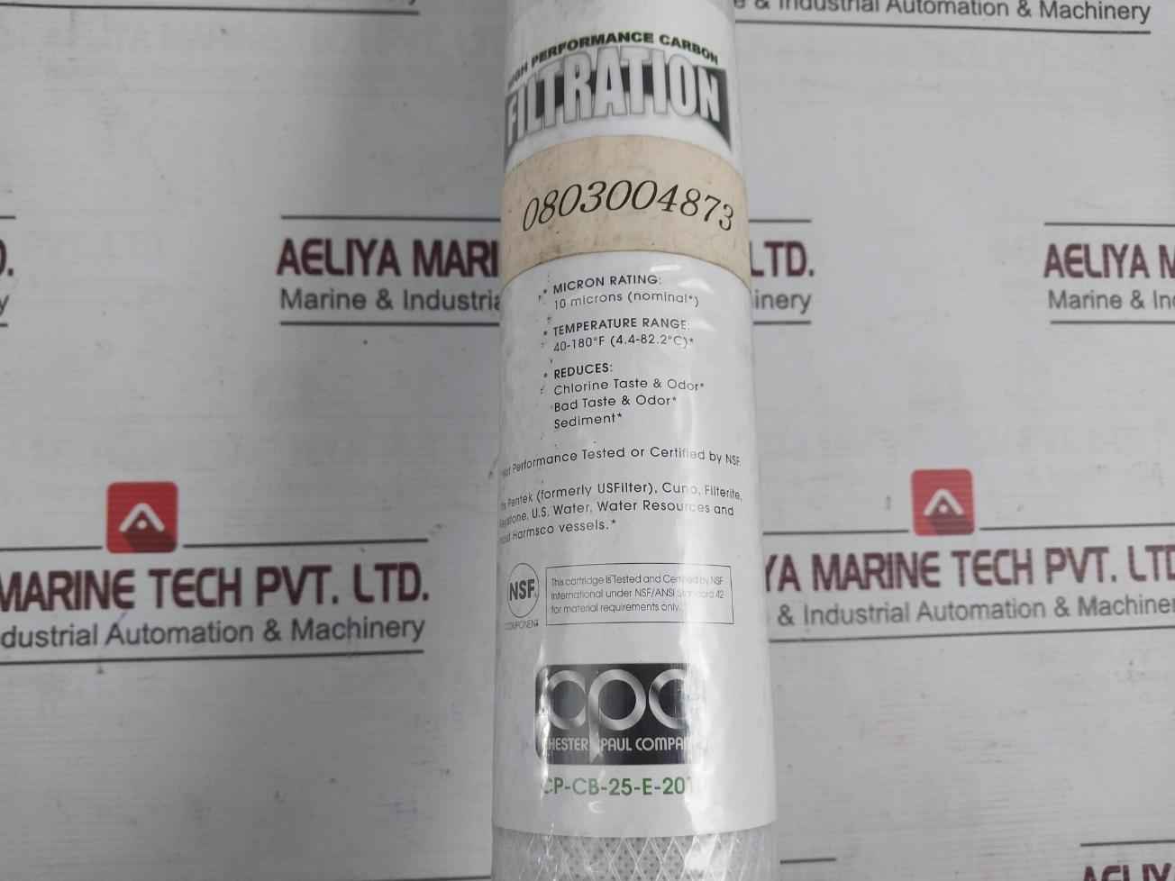 Parker 0803004873 Charcoal Filter Element 10 Microns 40-180F 33M3/Hr/S1 Hro